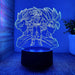 Lampe LED Dragon Ball Z - Goku Transformations-MANGA SHOP-Manga Shop