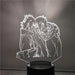 Lampe LED Naruto - Itachi et Sasuke-MANGA SHOP-Manga Shop