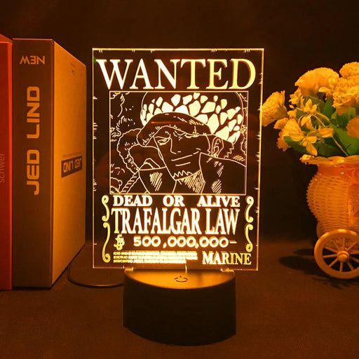 Lampe LED One Piece - Law Wanted-MANGA SHOP-Manga Shop
