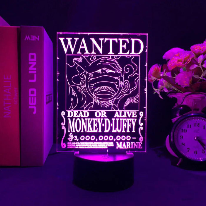 Lampe LED One Piece - Luffy Wanted-MANGA SHOP-Manga Shop