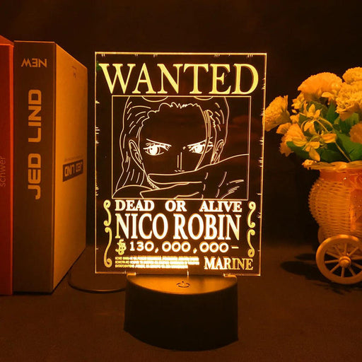 Lampe LED One Piece - Nico Robin Wanted-MANGA SHOP-Manga Shop
