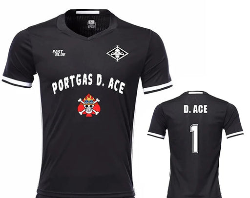 Maillot de Foot One Piece - Portgas D.Ace-MANGA SHOP-Manga Shop