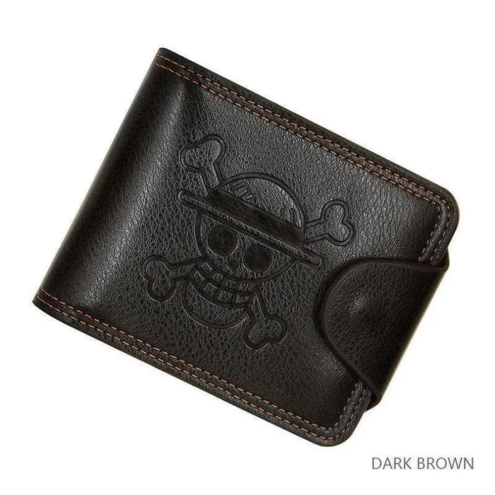 Portefeuille One Piece Jolly Roger-Manga Shop-Marron-Manga Shop