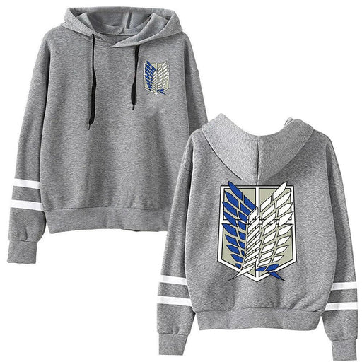 Pull Attaque Des Titans - Ailes de la Liberté-Manga Shop-Gris-XS-Manga Shop