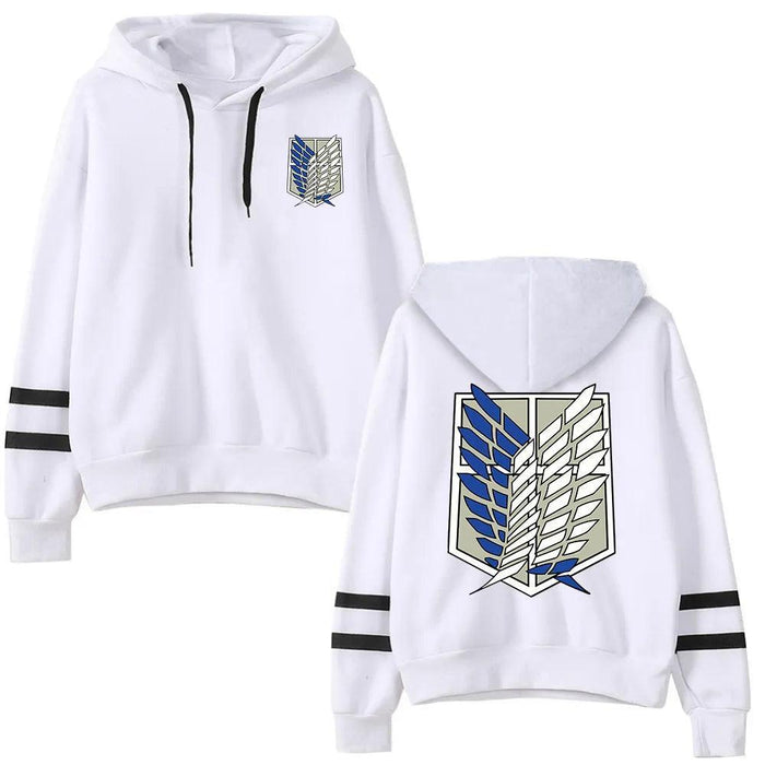 Pull Attaque Des Titans - Ailes de la Liberté-Manga Shop-Blanc-XS-Manga Shop