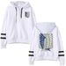Pull Attaque Des Titans - Ailes de la Liberté-Manga Shop-Blanc-XS-Manga Shop