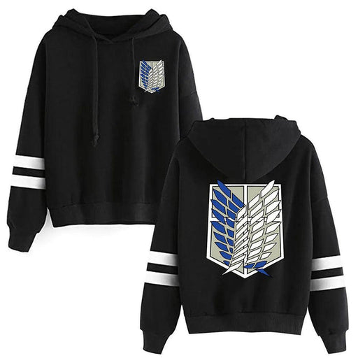 Pull Attaque Des Titans - Ailes de la Liberté-Manga Shop-Noir-XS-Manga Shop