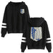 Pull Attaque Des Titans - Ailes de la Liberté-Manga Shop-Noir-XS-Manga Shop