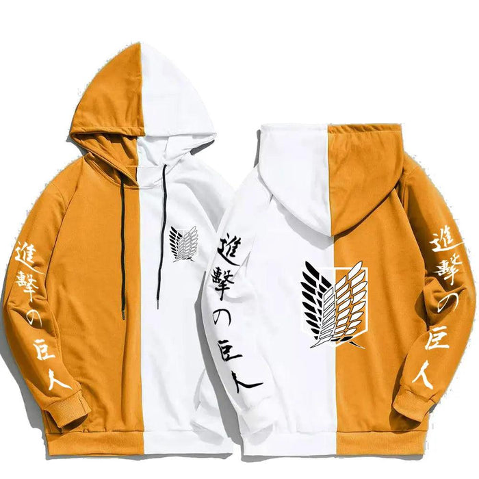Pull Attaque des Titans - Colors-Manga Shop-Jaune-XS-Manga Shop