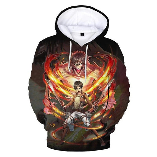 Pull Attaque des Titans - Eren Fire-Manga Shop-Manga Shop