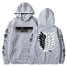 Pull Attaque des Titans - Levi Eye-Manga Shop-Gris-XS-Manga Shop