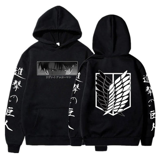 Pull Attaque des Titans - Levi Eye-Manga Shop-Noir-XS-Manga Shop