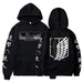 Pull Attaque des Titans - Levi Eye-Manga Shop-Noir-XS-Manga Shop