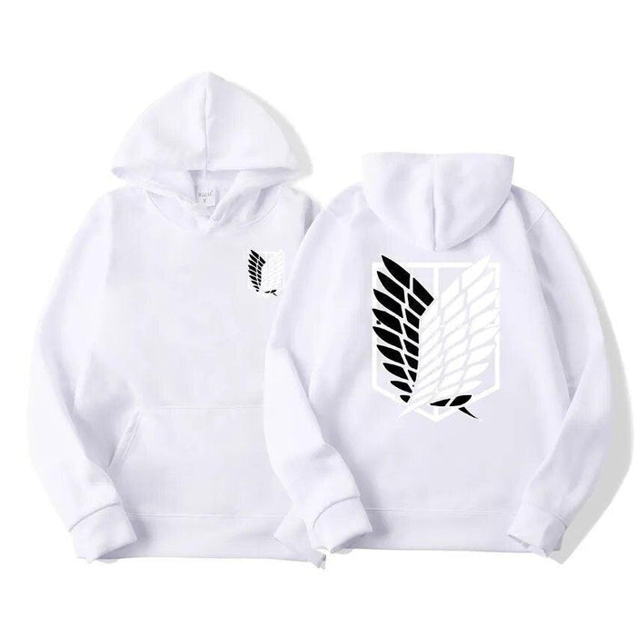 Pull Attaque Des Titans - Logo-MANGA SHOP-Blanc-XS-Manga Shop
