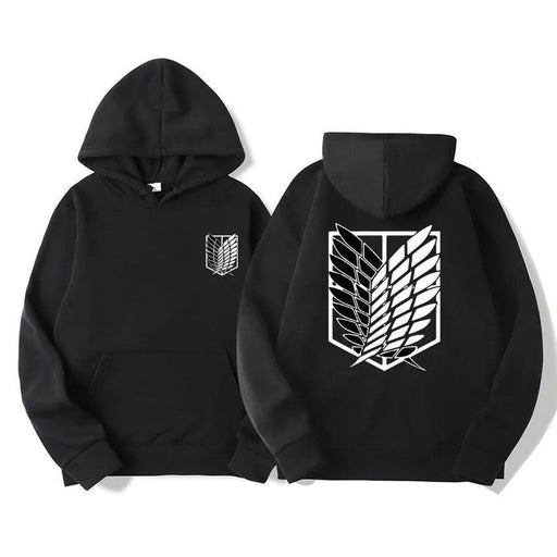 Pull Attaque Des Titans - Logo-MANGA SHOP-Noir-XS-Manga Shop
