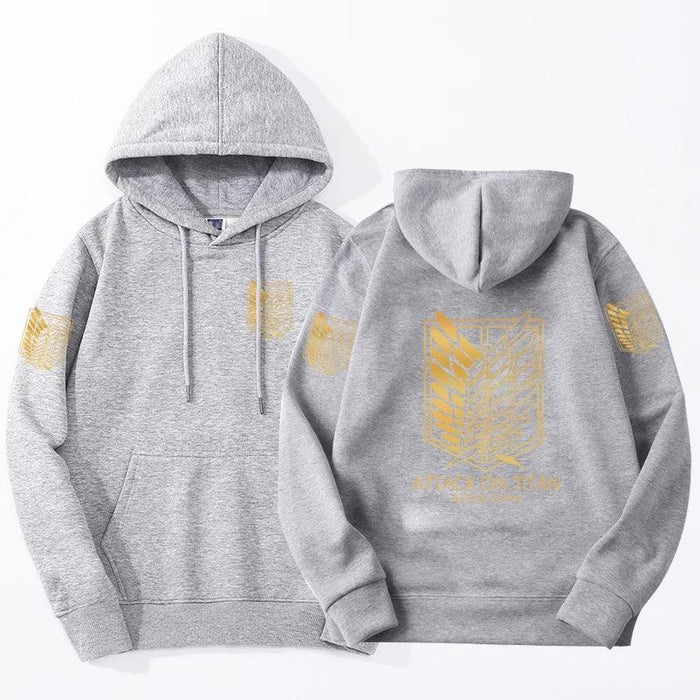 Pull Attaque Des Titans - Recon-Manga Shop-Gris-XS-Manga Shop