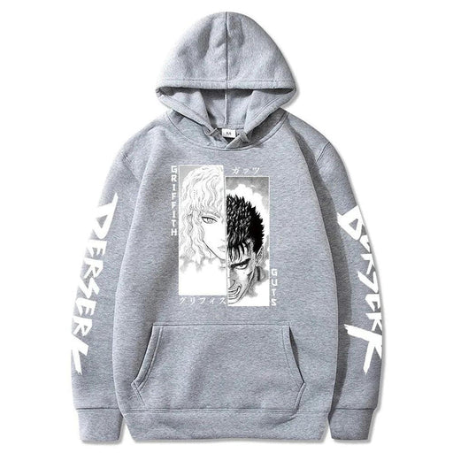 Pull Berserk - Griffith x Guts-Manga Shop-Gris-XS-Manga Shop