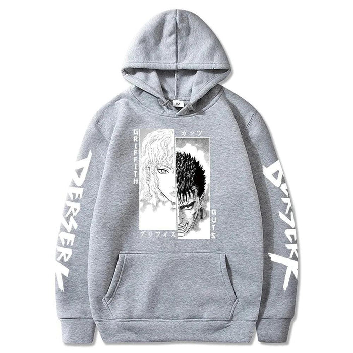 Pull Berserk - Griffith x Guts-Manga Shop-Gris-XS-Manga Shop