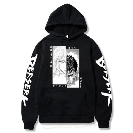 Pull Berserk - Griffith x Guts-Manga Shop-Noir-XS-Manga Shop