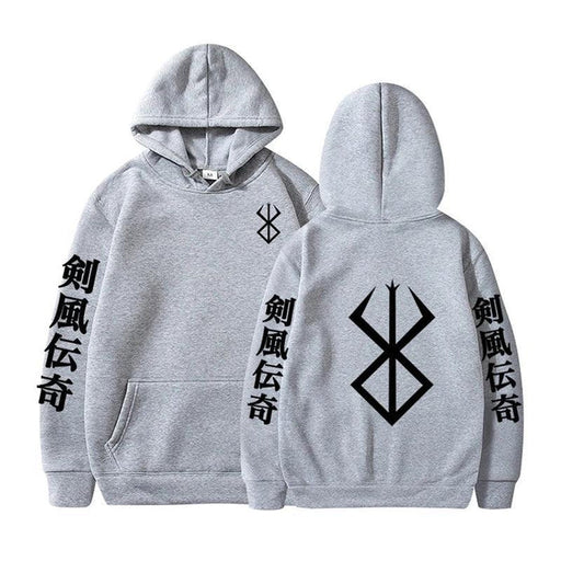Pull Berserk - Logo Berserk-Manga Shop-Gris-XS-Manga Shop