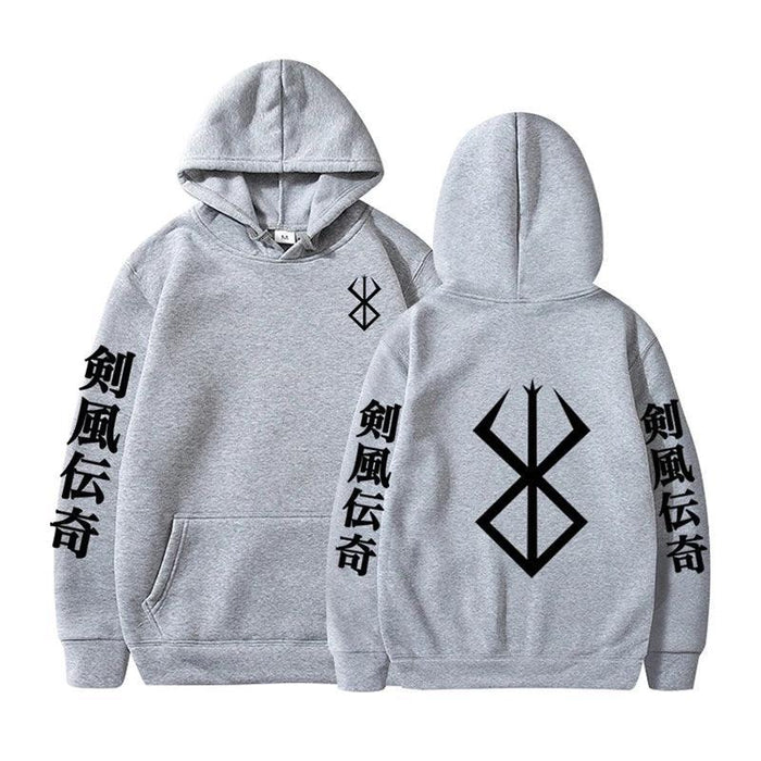 Pull Berserk - Logo Berserk-Manga Shop-Gris-XS-Manga Shop