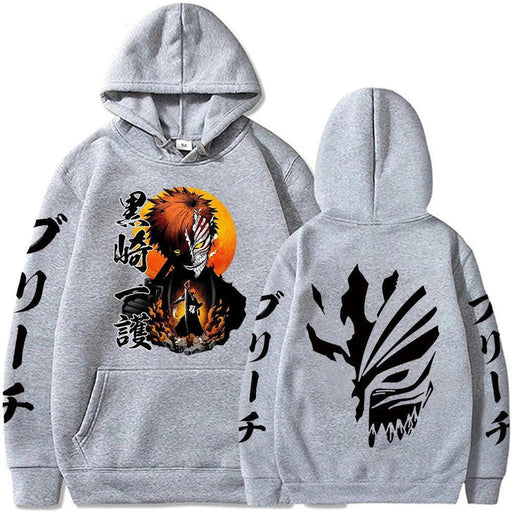 Pull Bleach - Kurosaki Ichigo Hollow-Manga Shop-Gris-XS-Manga Shop