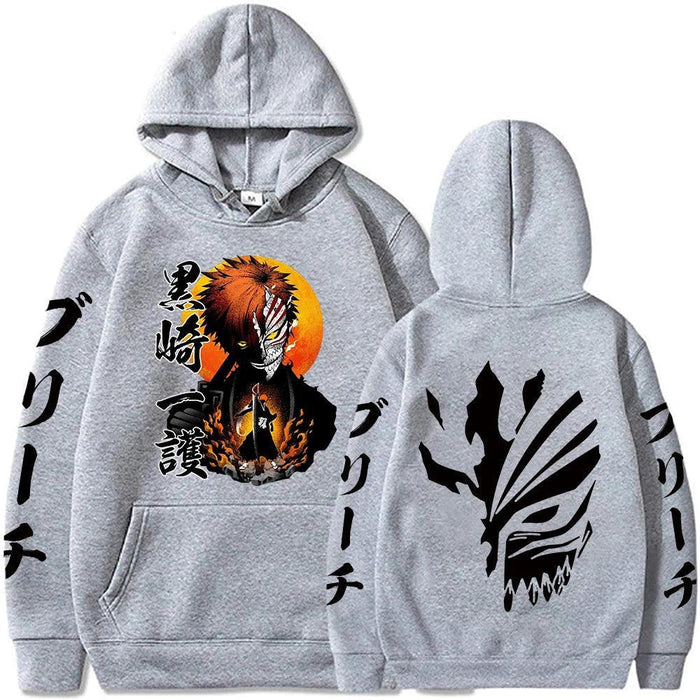 Pull Bleach - Kurosaki Ichigo Hollow-Manga Shop-Gris-XS-Manga Shop