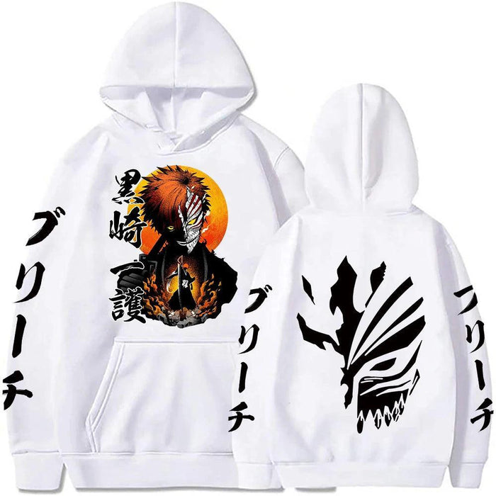 Pull Bleach - Kurosaki Ichigo Hollow-Manga Shop-Blanc-XS-Manga Shop