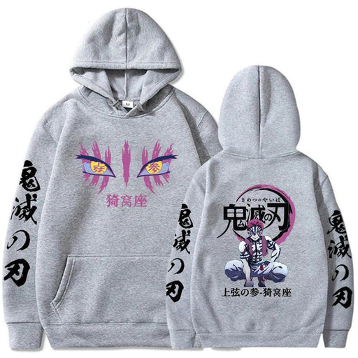 Pull Demon Slayer - Akaza-Manga Shop-Gris-XS-Manga Shop