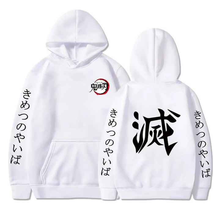 Pull Demon Slayer - Kimetsu No Yaiba-MANGA SHOP-Blanc-XS-Manga Shop