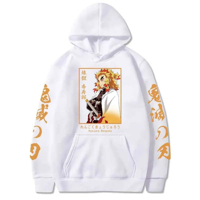 Pull Demon Slayer - Kyojuro Rengoku-MANGA SHOP-Blanc-XS-Manga Shop