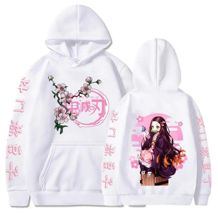 Pull Demon Slayer - Nezuko Cherry-Manga Shop-Blanc-XS-Manga Shop