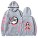Pull Demon Slayer - Nezuko Kamado Flower-Manga Shop-Gris-XS-Manga Shop