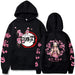 Pull Demon Slayer - Nezuko Kamado Flower-Manga Shop-Noir-XS-Manga Shop