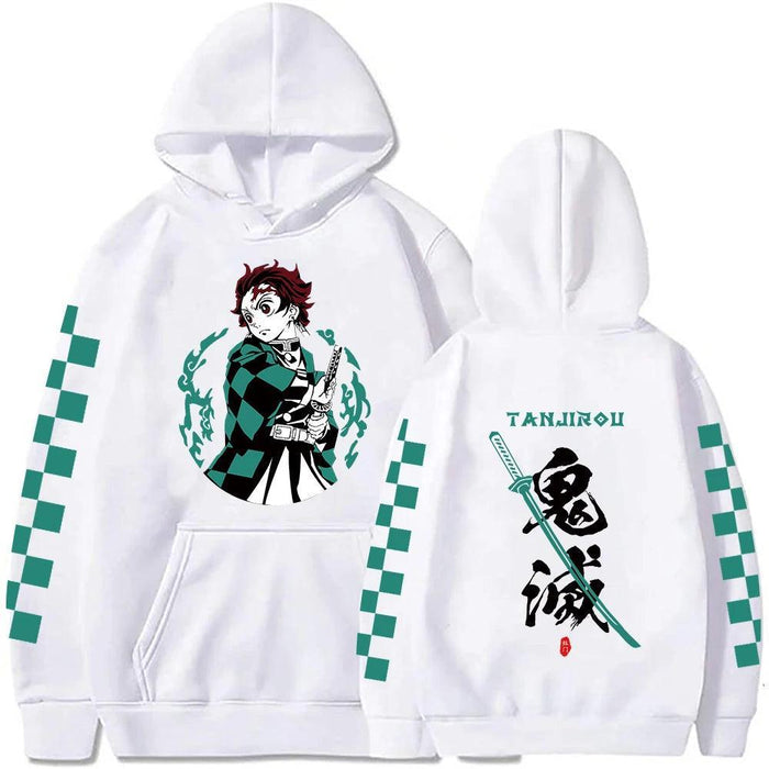 Pull Demon Slayer - Tanjiro Harajuku-Manga Shop-Blanc-XS-Manga Shop