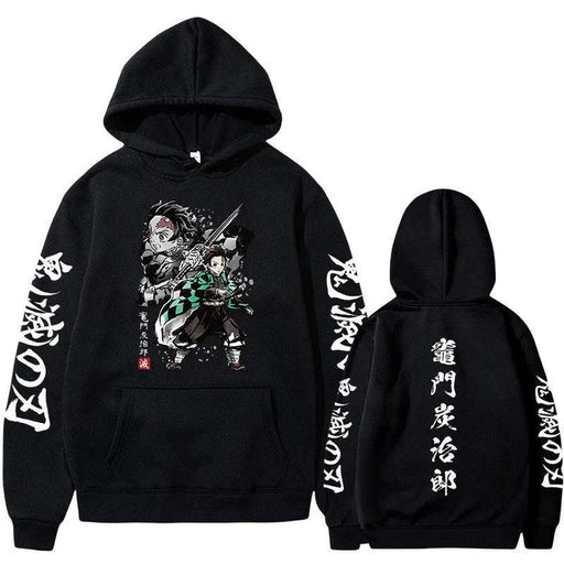 Pull Demon Slayer - Tanjiro Kamado-Manga Shop-Noir-XS-Manga Shop