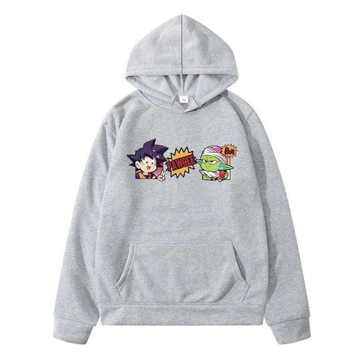 Pull Dragon Ball Z - Goku x Piccolo-MANGA SHOP-Gris-XS-Manga Shop