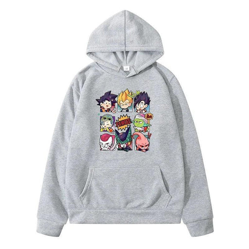 Pull Dragon Ball Z - Team DBZ-MANGA SHOP-Gris-XS-Manga Shop