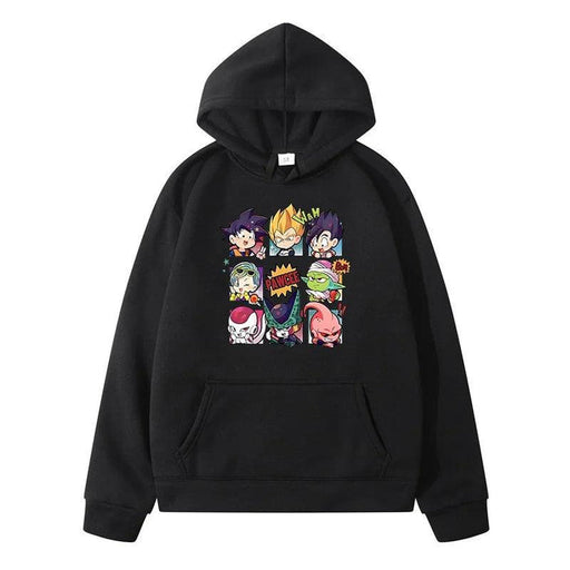 Pull Dragon Ball Z - Team DBZ-MANGA SHOP-Noir-XS-Manga Shop