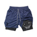 Short de Fitness de Compression - Berserk Bleu Marine-MANGA SHOP-Manga Shop