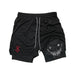 Short de Fitness de Compression - Berserk Noir-MANGA SHOP-Manga Shop