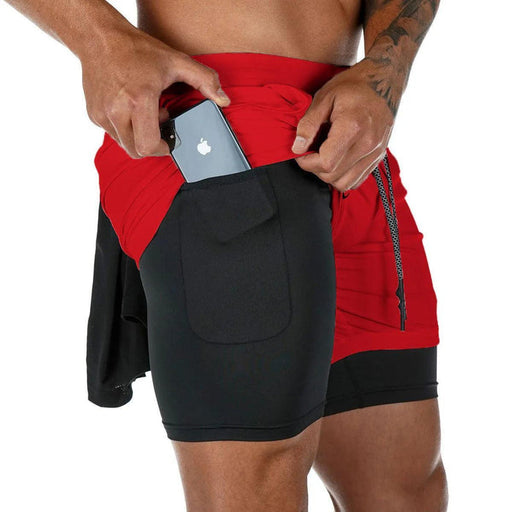 Short de Fitness de Compression - Berserk Rouge-MANGA SHOP-Manga Shop