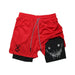 Short de Fitness de Compression - Berserk Rouge-MANGA SHOP-Manga Shop