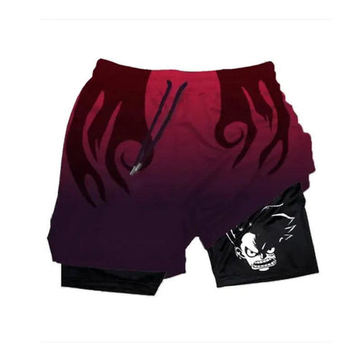 Short de Fitness de Compression - One Piece Monkey D. Luffy-MANGA SHOP-Manga Shop