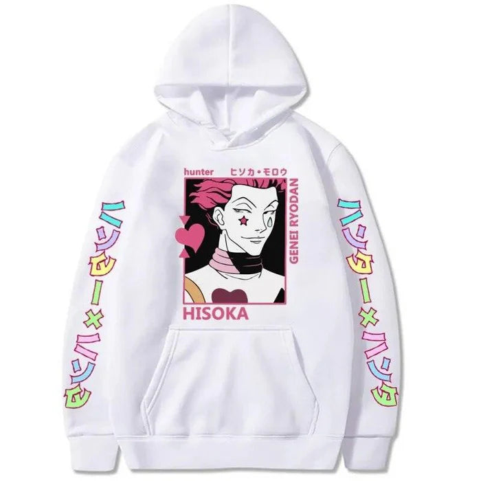Sweat Hunter x Hunter - Hisoka Morow-Manga Shop-Blanc-XS-Manga Shop