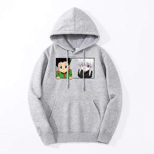 Sweat Hunter x Hunter - Kilua x Gon-MANGA SHOP-Gris-XS-Manga Shop