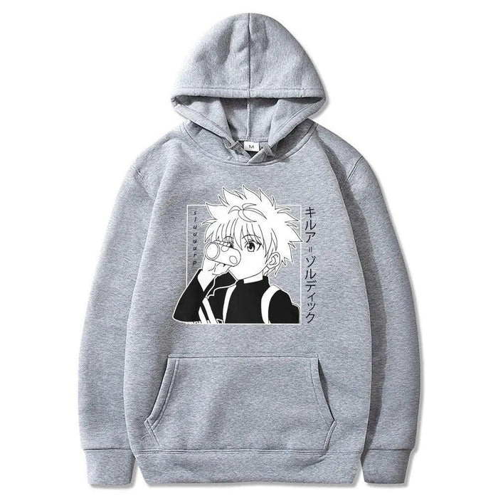 Sweat Hunter x Hunter - Kirua-Manga Shop-Gris-XS-Manga Shop