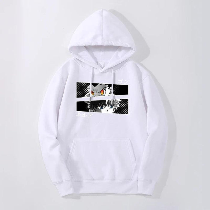 Sweat Hunter x Hunter - Zoldik x Freecss-MANGA SHOP-Blanc-XS-Manga Shop