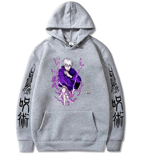 Sweat Jujutsu Kaisen - Cursed Energy-MANGA SHOP-Gris-XS-Manga Shop