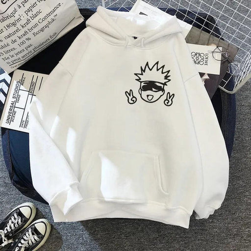 Sweat Jujutsu Kaisen - Gojo Satoru-Manga Shop-Blanc-XS-Manga Shop